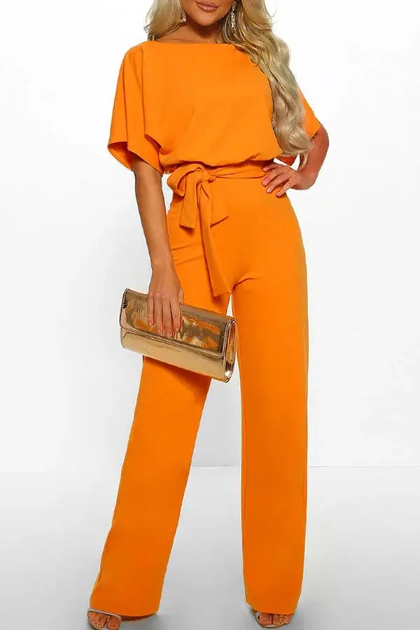 Heidi-Mode | Eleganter Jumpsuit mit Weitem Bein und Taillengürtel - Image 6