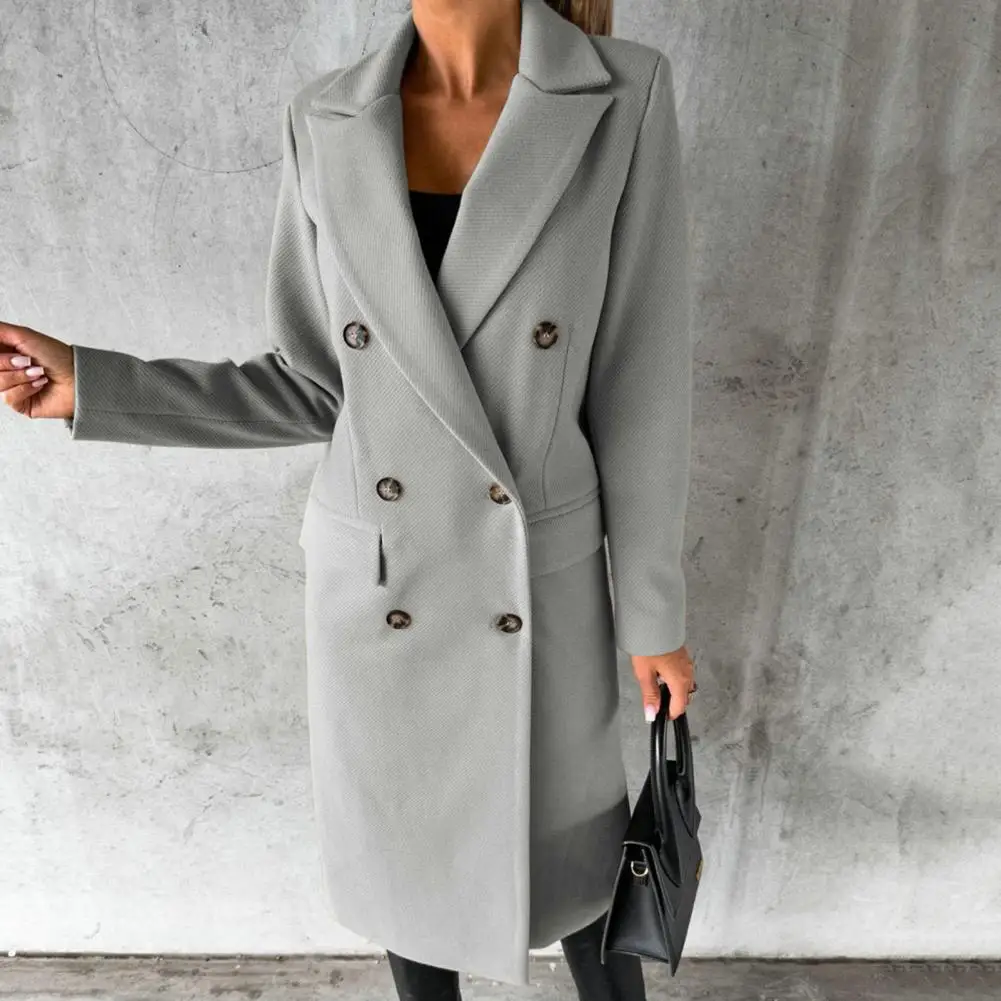 Heidi-Mode | Eleganter Langer Mantel für Damen - Image 3