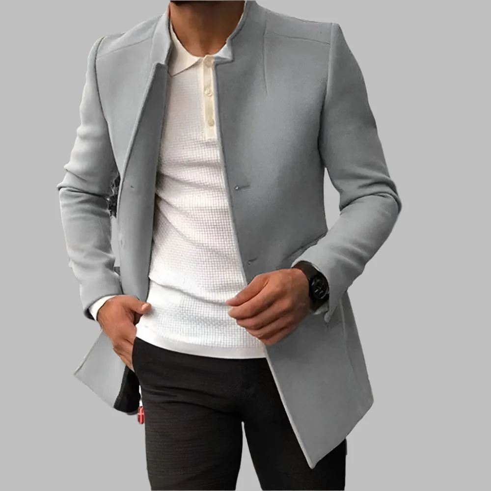 Heidi-Mode | Eleganter Wollmantel für Herren - Image 3