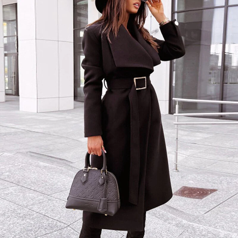 Heidi-Mode | Eleganter Wollmantel mit Gürtel - Image 6