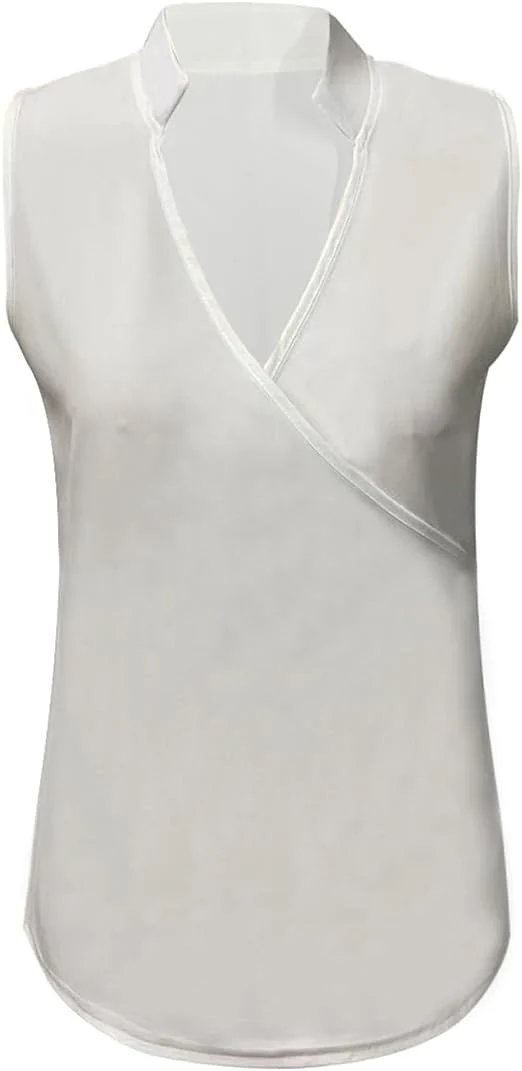 Heidi-Mode | Elegantes Ärmelloses Einfarbiges Top - Image 12