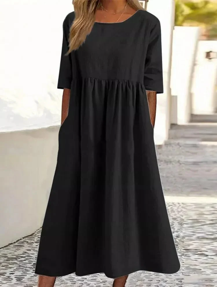 Heidi-Mode | Elegantes, Bequemes Baumwollkleid - Image 6