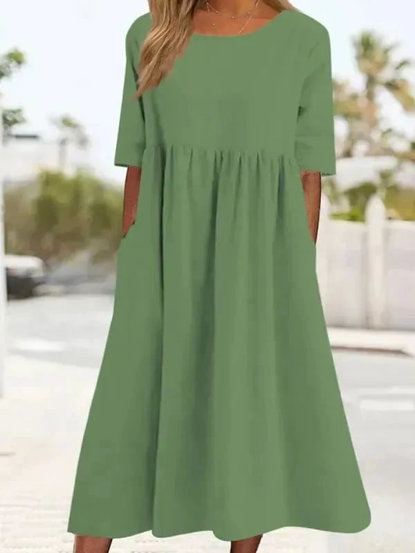 Heidi-Mode | Elegantes, Bequemes Baumwollkleid - Image 7