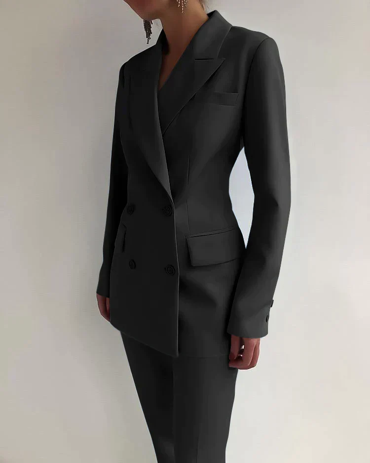 Heidi-Mode | Elegantes Blazer und Hosen Satz für Damen - Image 2