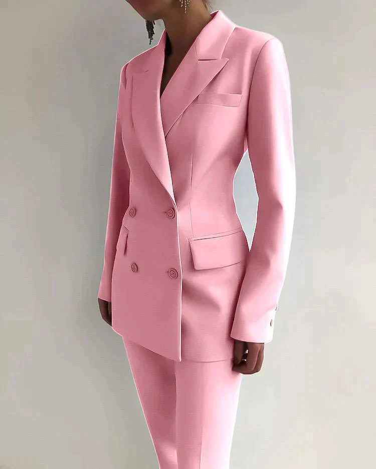 Heidi-Mode | Elegantes Blazer und Hosen Satz für Damen - Image 3