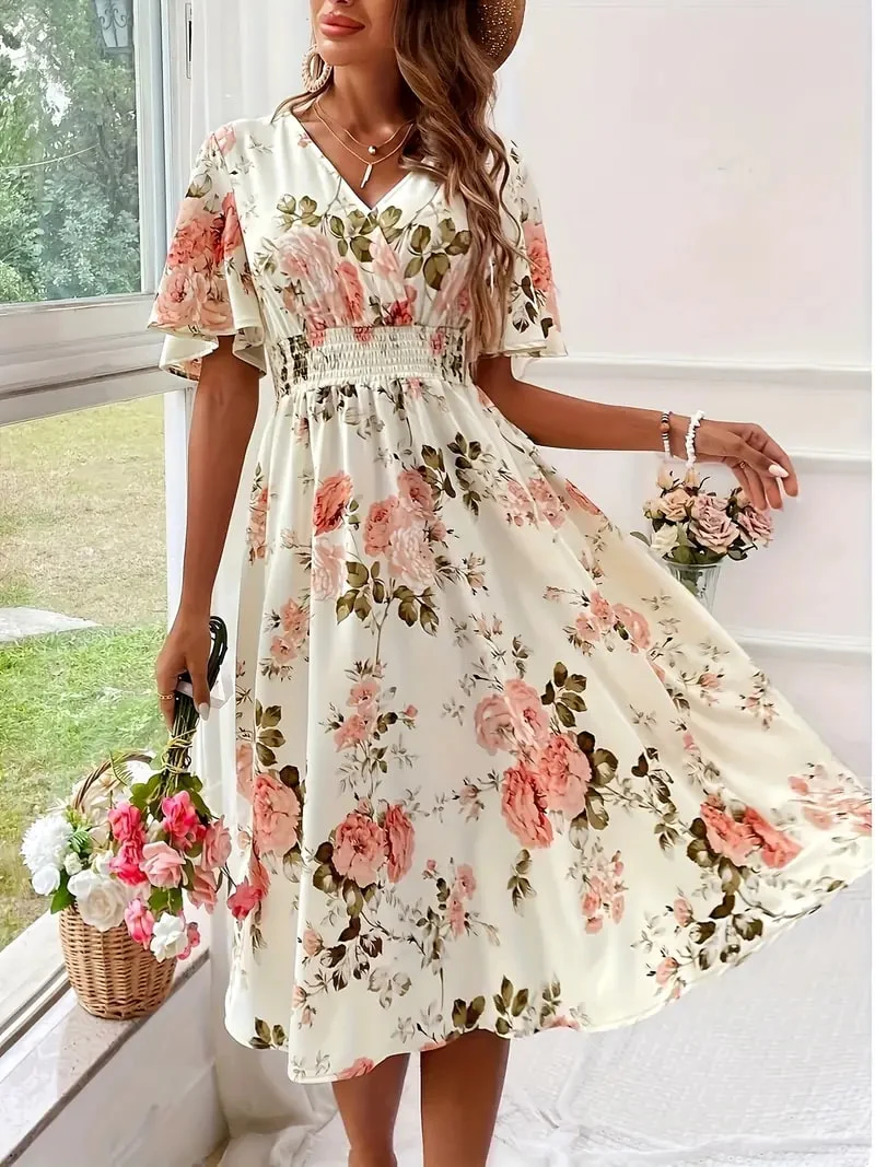 Heidi-Mode | Elegantes Blumen Kleid für Frühling und Sommer - Image 6