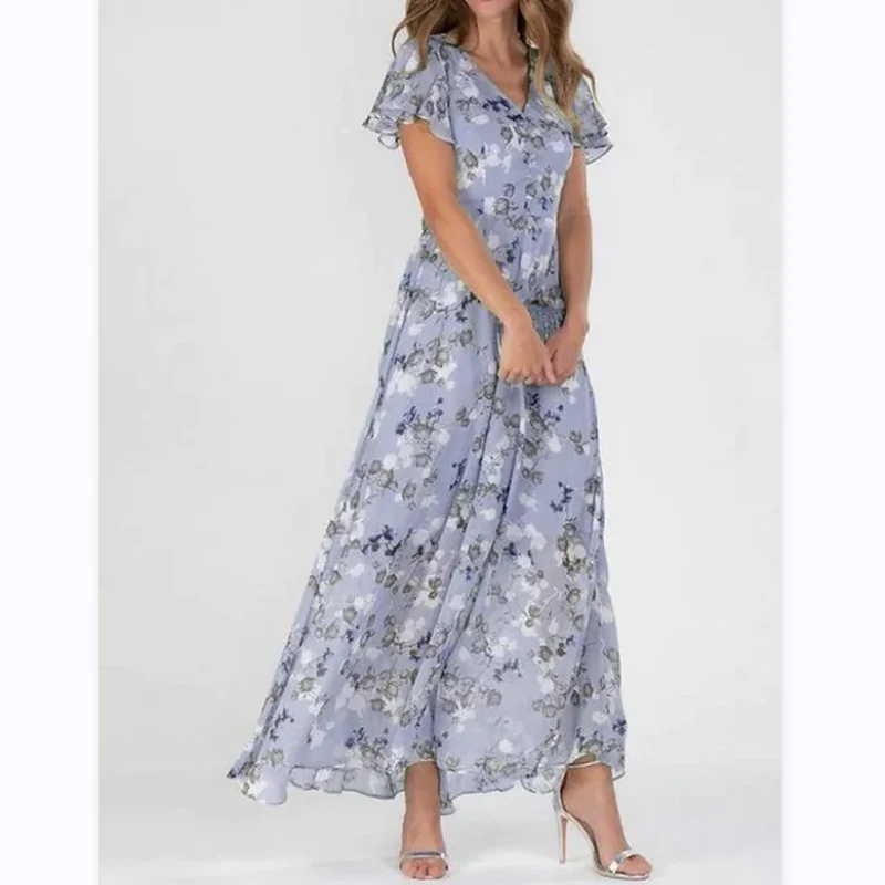 Heidi-Mode | Elegantes Blumen-Maxikleid für Frauen - Image 7