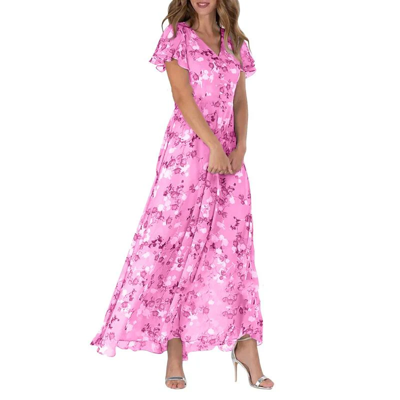 Heidi-Mode | Elegantes Blumen-Maxikleid für Frauen - Image 8