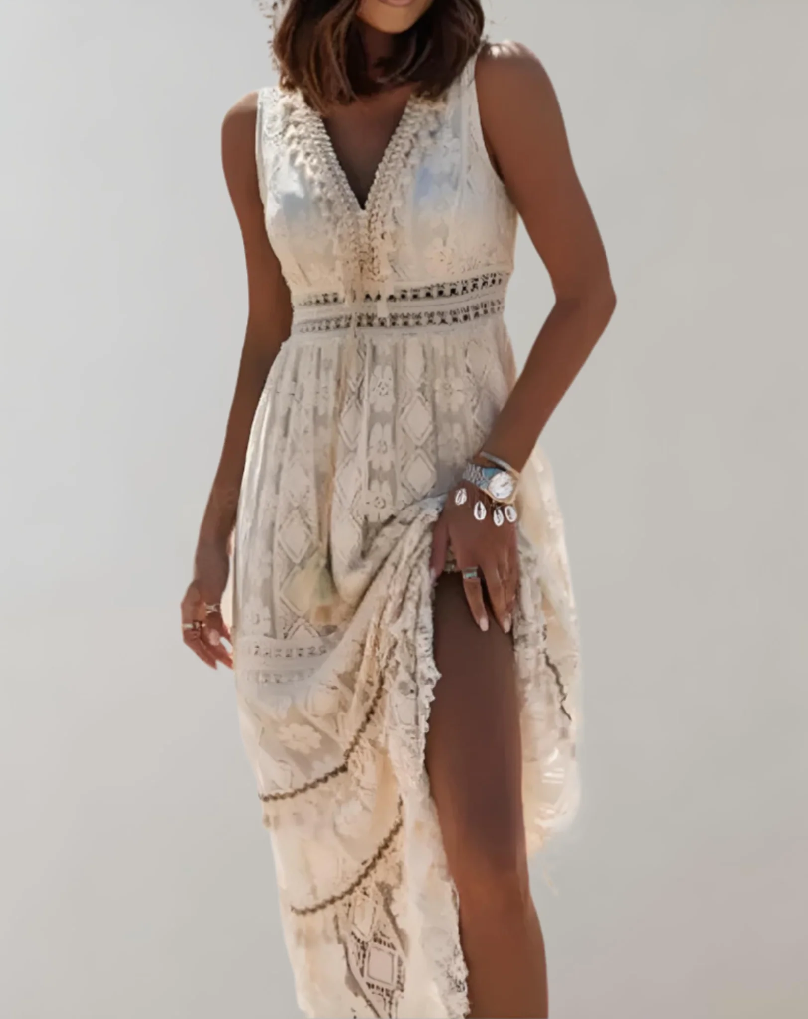 Heidi-Mode | Elegantes Damen Sommerkleid Im Boho Stil - Image 2