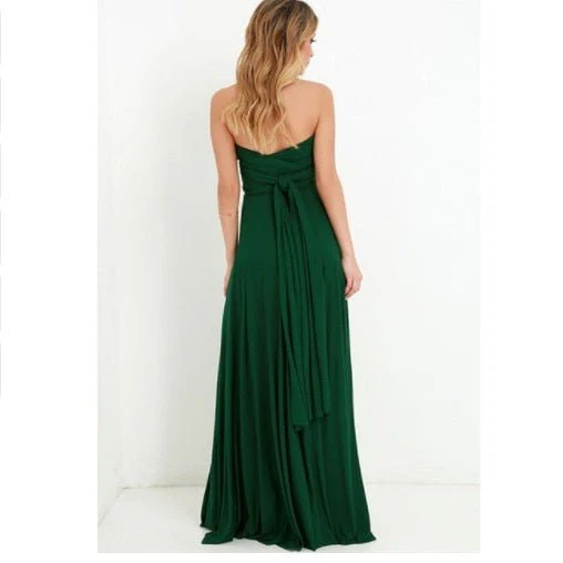 Heidi-Mode | Elegantes Halter-Maxikleid Ohne Rücken für Frauen - Image 3
