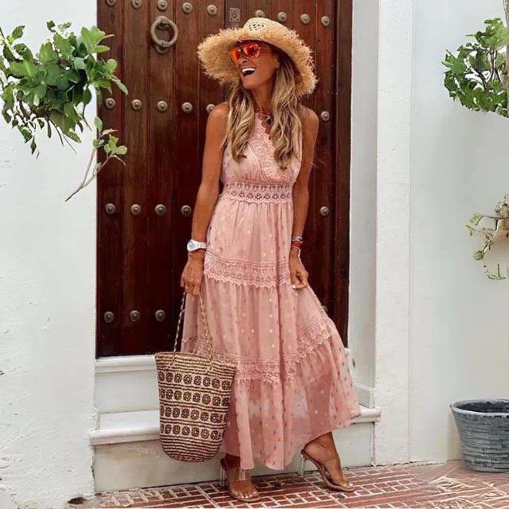 Heidi-Mode | Elegantes Kleid Aus Besticktem Chiffon - Image 4