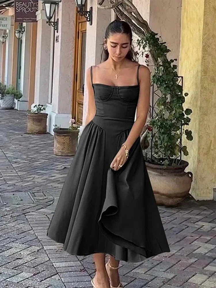 Heidi-Mode | Elegantes Ärmelloses Kleid - Image 5