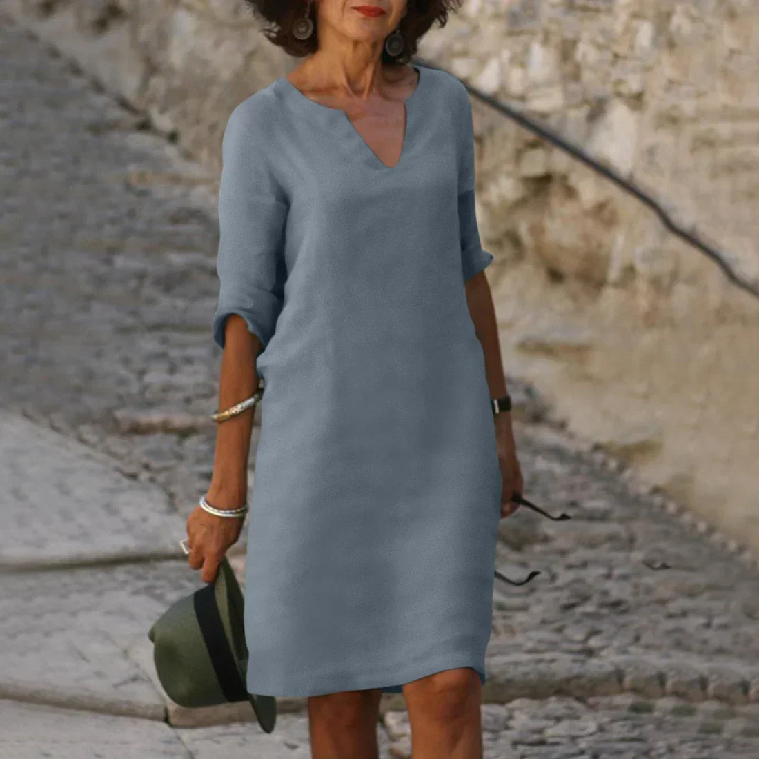 Heidi-Mode | Elegantes Knielanges Kleid - Image 3