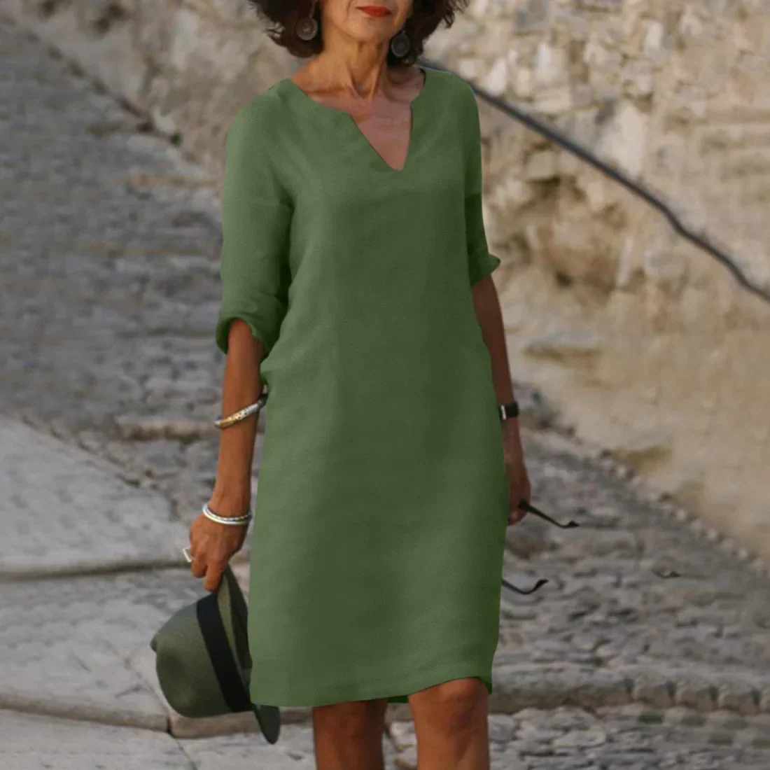 Heidi-Mode | Elegantes Knielanges Kleid - Image 4