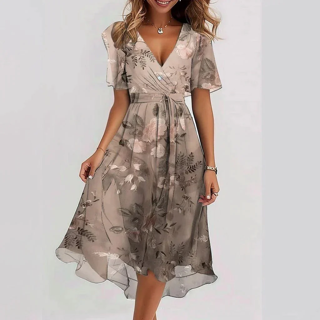 Heidi-Mode | Elegantes Kurzarmkleid - Image 5