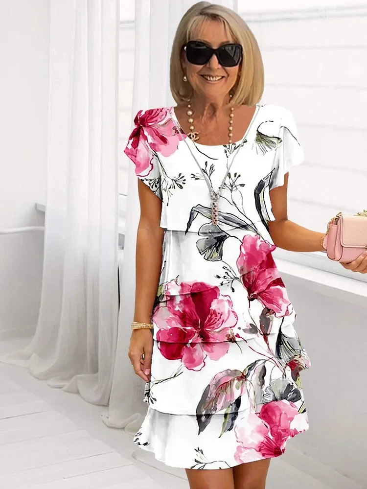 Heidi-Mode | Elegantes Maxikleid mit Blumenmuster - Image 4