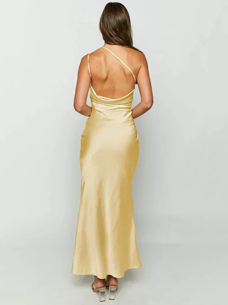 Heidi-Mode | Elegantes Maxikleid Ohne Rücken für Einen Raffinierten Look - Image 3