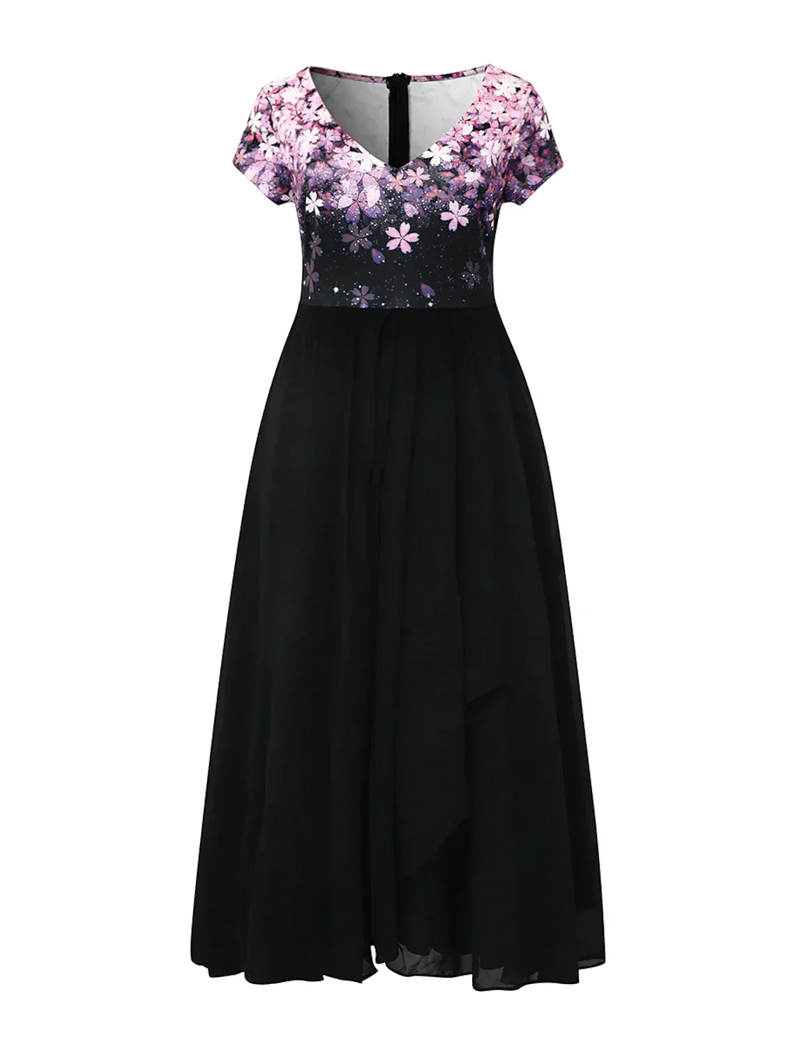 Heidi-Mode | Elegantes Midi Kleid mit Blumen-Spitze - Image 2