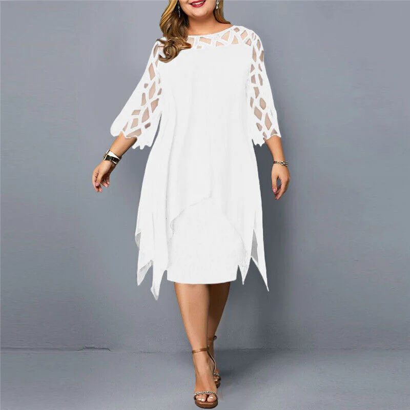Heidi-Mode | Elegantes Plus Size Midi Kleid für Frauen - Image 10