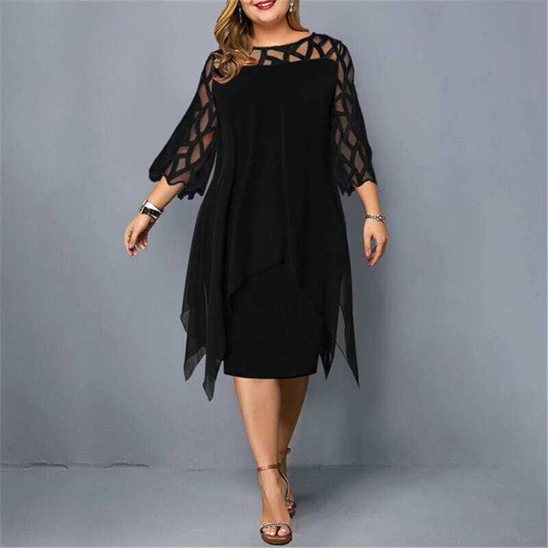 Heidi-Mode | Elegantes Plus Size Midi Kleid für Frauen - Image 7