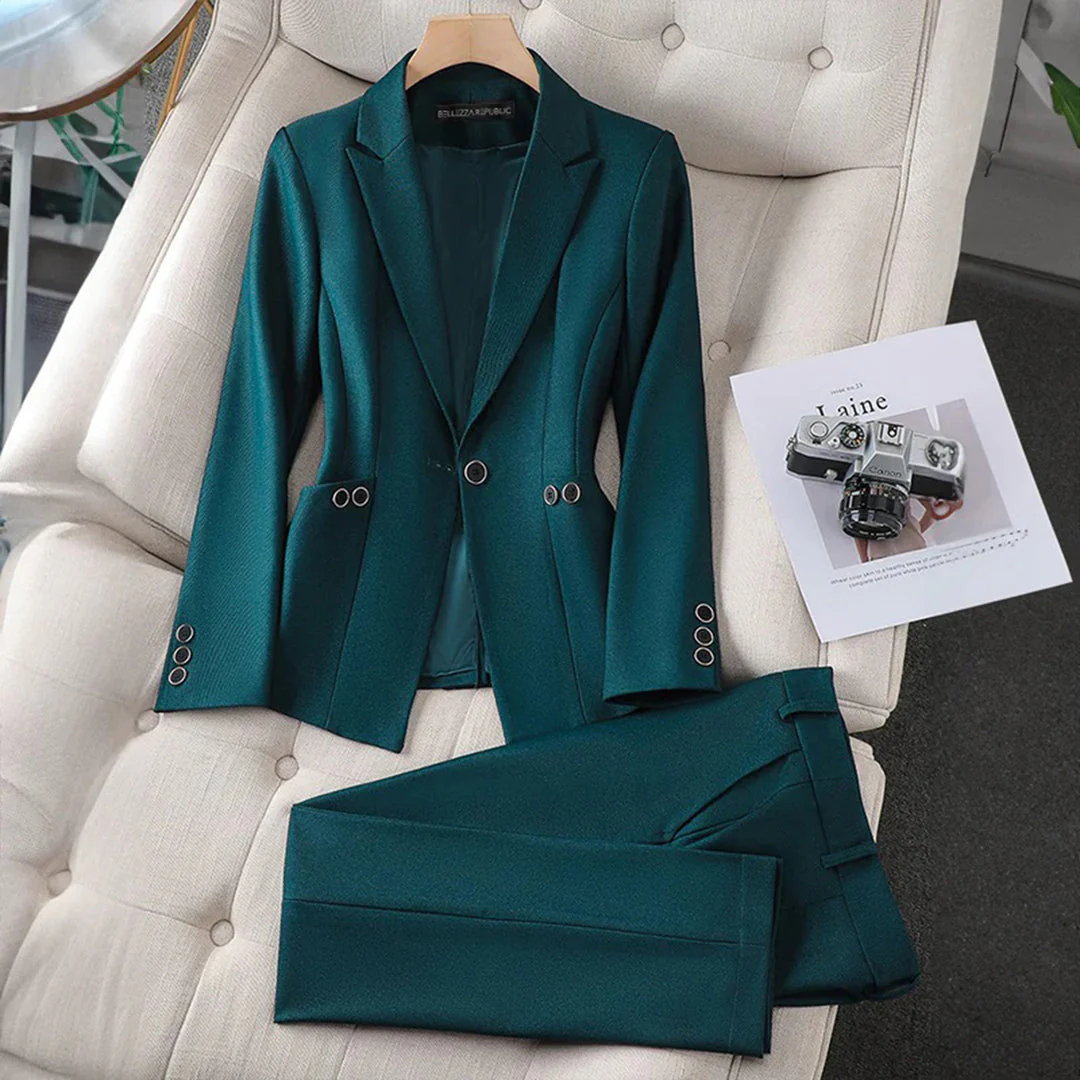 Heidi-Mode | Elegantes Satz Aus Blazer und Hose - Image 8