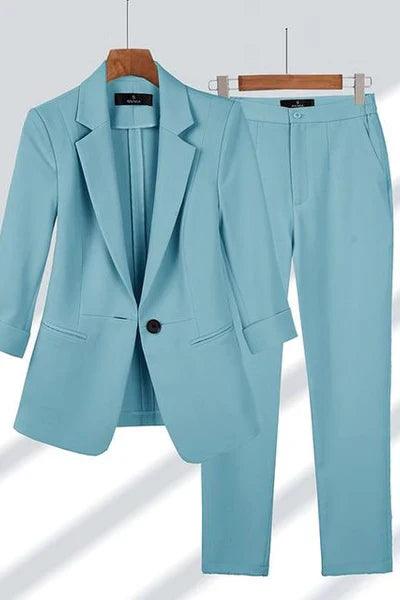 Heidi-Mode | Elegantes Satz mit Blazer und Hose für Damen - Image 4