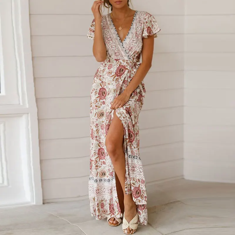 Heidi-Mode | Elegantes Sommer-Maxikleid mit Rüschen - Image 4
