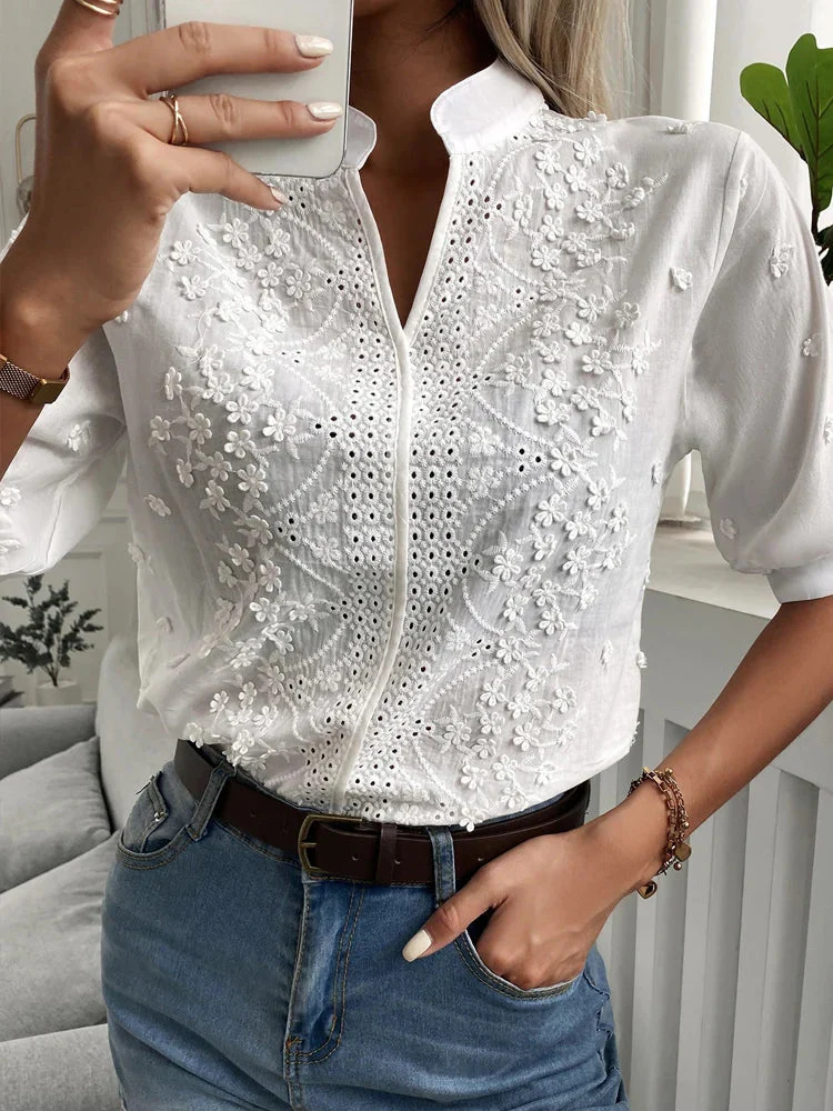 Heidi-Mode | Elegantes Top mit V-Ausschnitt - Image 2