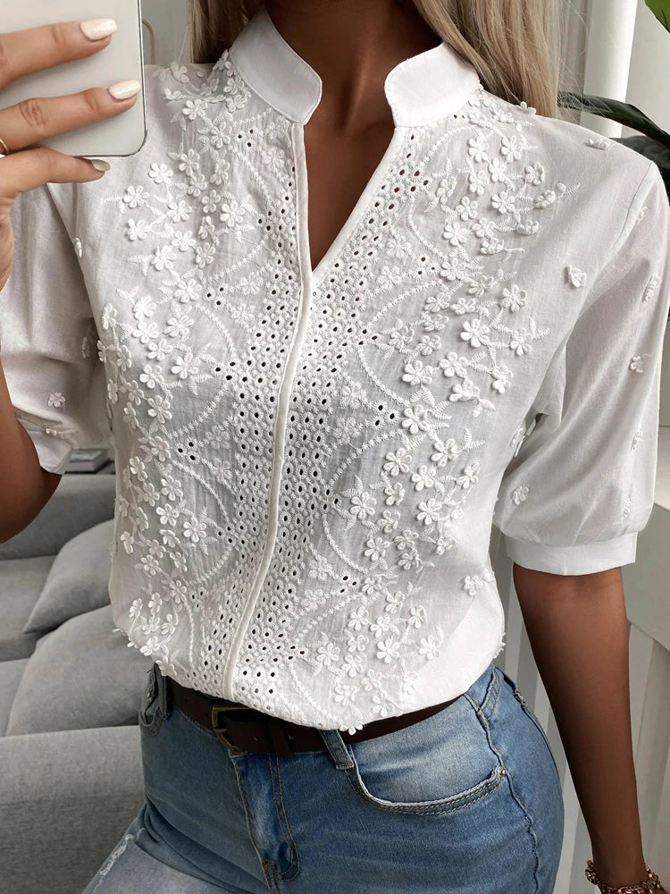 Heidi-Mode | Elegantes Top mit V-Ausschnitt - Image 4