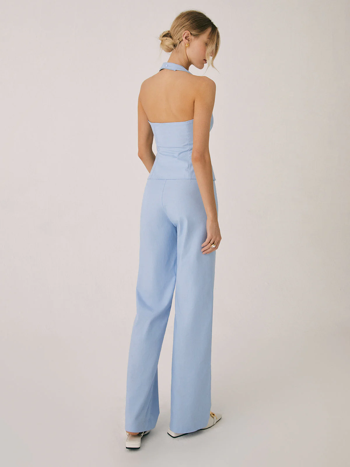 Heidi-Mode | Elegantes Zweiteiliges Satz mit Weste & Weitbein Hose - Image 2