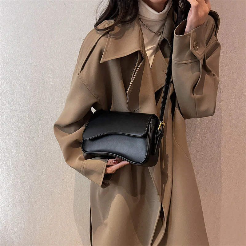 Heidi-Mode | Vintage Leder Crossbody-Taschen Kleine Umhängetasche Stilvolle Armpit Handtaschen und Geldbörsen - Image 4