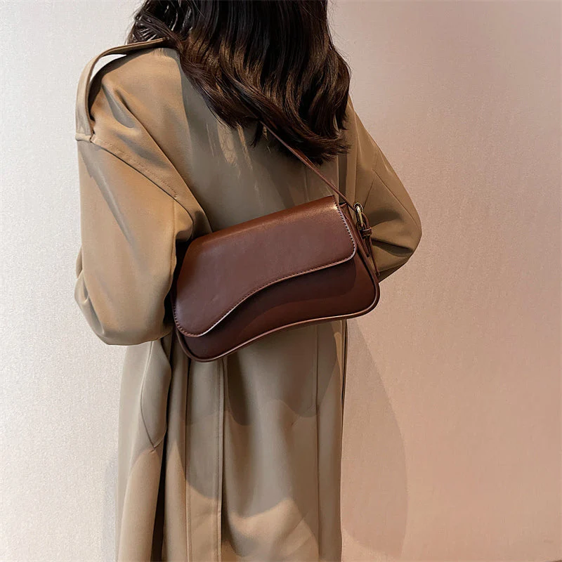 Heidi-Mode | Vintage Leder Crossbody-Taschen Kleine Umhängetasche Stilvolle Armpit Handtaschen und Geldbörsen - Image 8