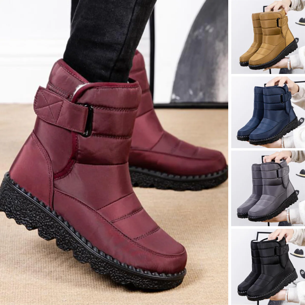 Heidi-Mode | Die Neuen Rutschfesten, Wasserdichten, Gepolsterten Baumwollstiefel - Image 7