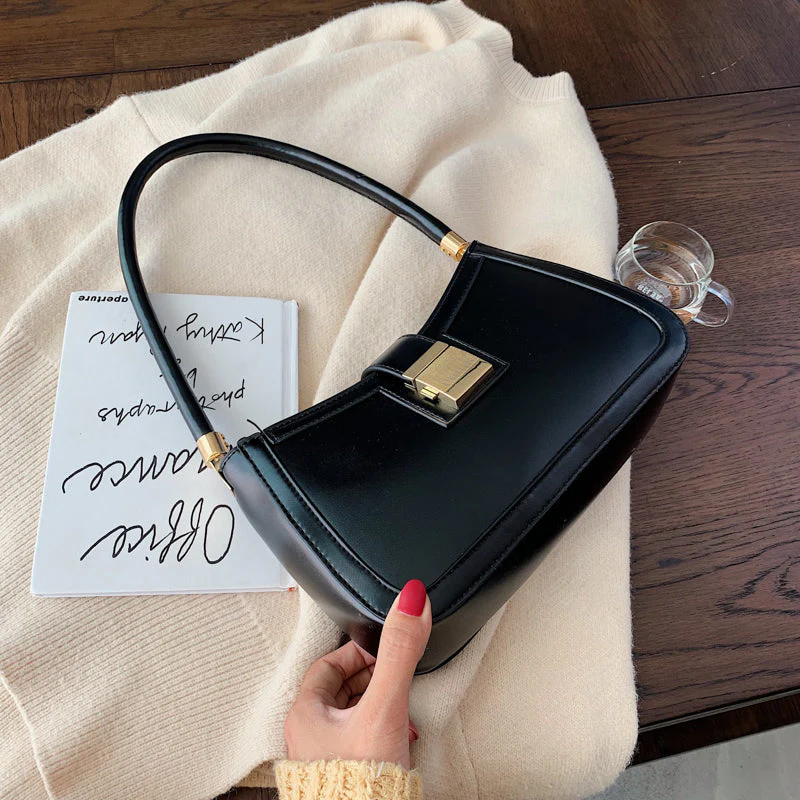 Heidi-Mode | Stilvolle Linke Schultertasche Damen Designer Handtasche mit Reißverschluss - Image 4