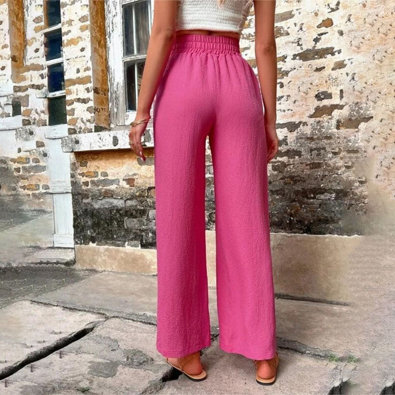 Heidi-Mode | Farbige Luftige Sommerhosen Damen mit Weitem Bein für Frauen - Image 14