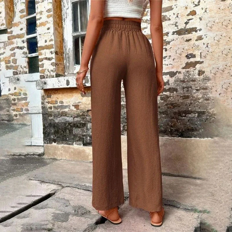 Heidi-Mode | Farbige Luftige Sommerhosen Damen mit Weitem Bein für Frauen - Image 18