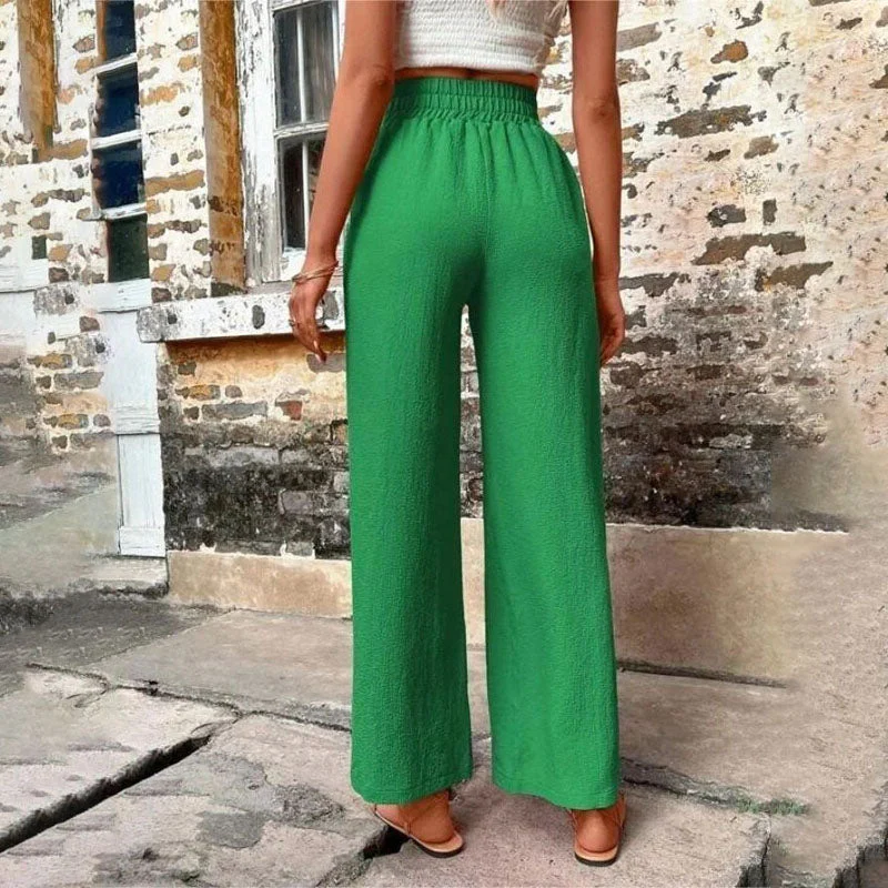 Heidi-Mode | Farbige Luftige Sommerhosen Damen mit Weitem Bein für Frauen - Image 25