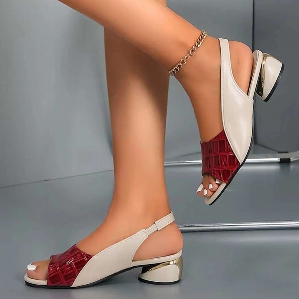 Heidi-Mode | Mode Damen Mittelhohe Sandalen - Image 3