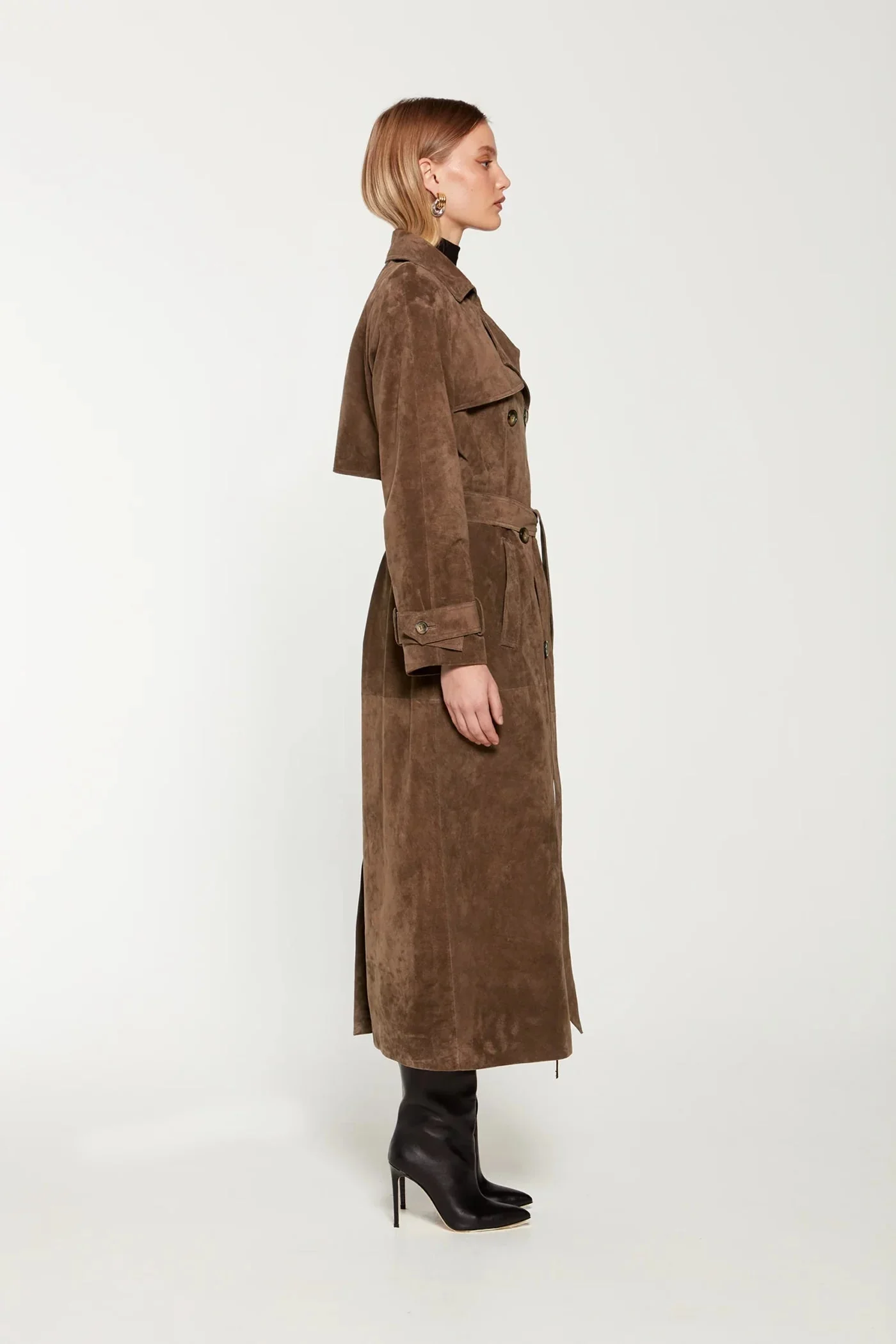 Heidi-Mode | Faux Suede Winterjacke für Damen - Image 15