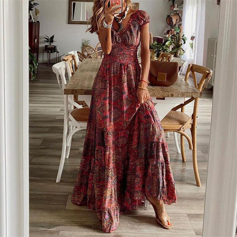 Heidi-Mode | Maßgeschneiderteres Langkleid Im Boho-Stil - Image 4