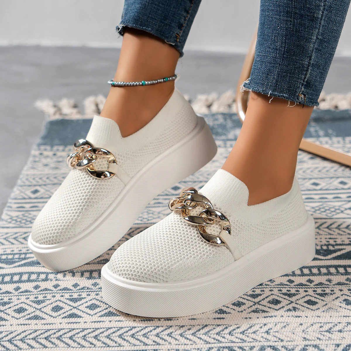 Heidi-Mode | Flachschuhe für Damen - Atmungsaktive Mesh-Schuhe - Image 2