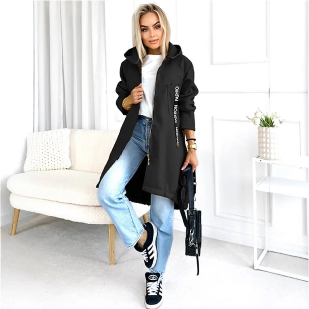 Heidi-Mode | Fleece Hoodie Jacke - Damen Winterjacke - Image 3