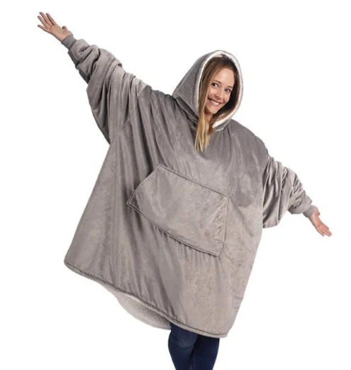 Heidi-Mode | Fleece Hoodie Decke für Den Winter - Image 18