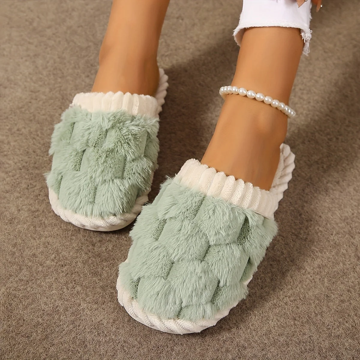 Heidi-Mode | Pelzige Schuhe für Frauen [Letzter Tag Rabatt - Image 5