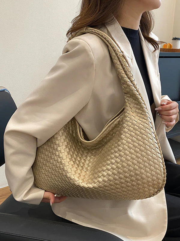 Heidi-Mode | Französische Hochwertige Gewebte Tasche, Vielseitige Schulter Achseltasche, Nischenstruktur Tragbare Pendeltasche - Image 16