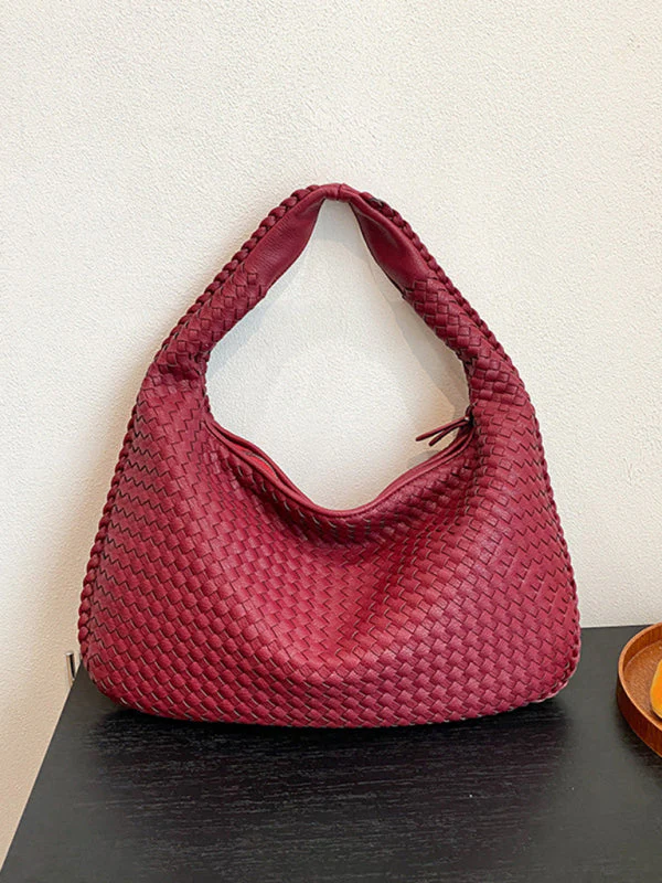 Heidi-Mode | Französische Hochwertige Gewebte Tasche, Vielseitige Schulter Achseltasche, Nischenstruktur Tragbare Pendeltasche - Image 3