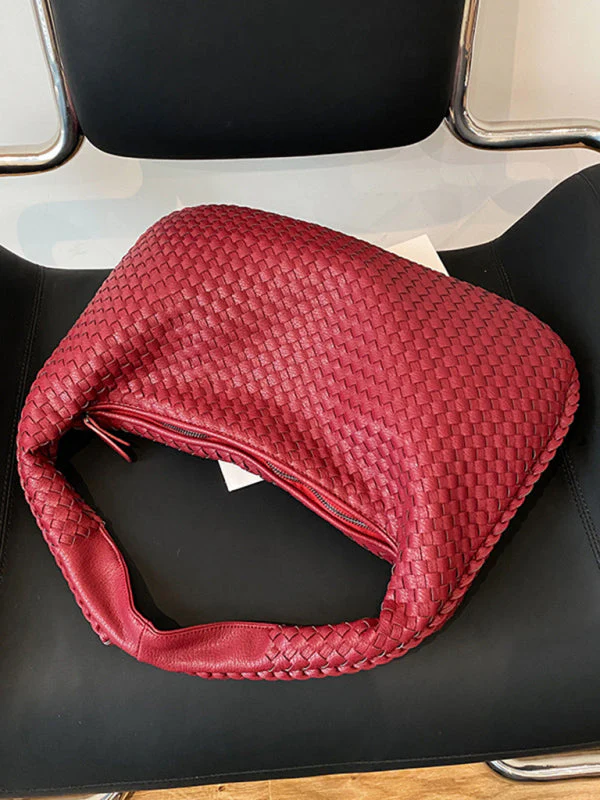 Heidi-Mode | Französische Hochwertige Gewebte Tasche, Vielseitige Schulter Achseltasche, Nischenstruktur Tragbare Pendeltasche - Image 4