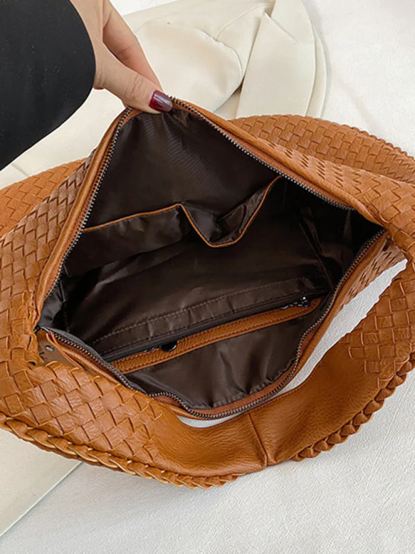 Heidi-Mode | Französische Hochwertige Gewebte Tasche, Vielseitige Schulter Achseltasche, Nischenstruktur Tragbare Pendeltasche - Image 7