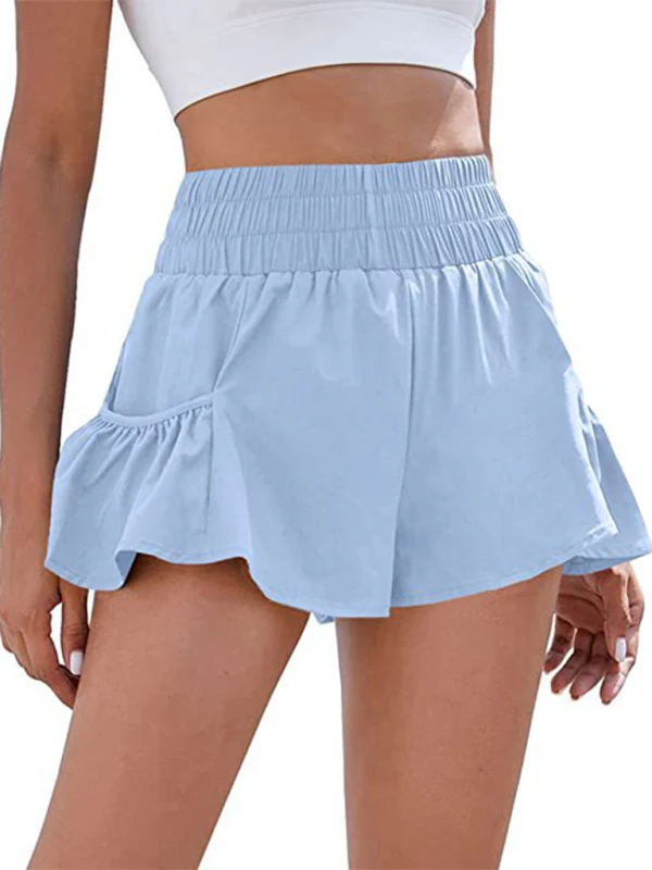 Heidi-Mode | Damen Fitness Lauf Quick-Dry Hohe Taille Shorts mit Taschen - Image 5