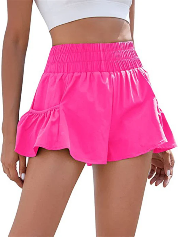 Heidi-Mode | Damen Fitness Lauf Quick-Dry Hohe Taille Shorts mit Taschen - Image 8